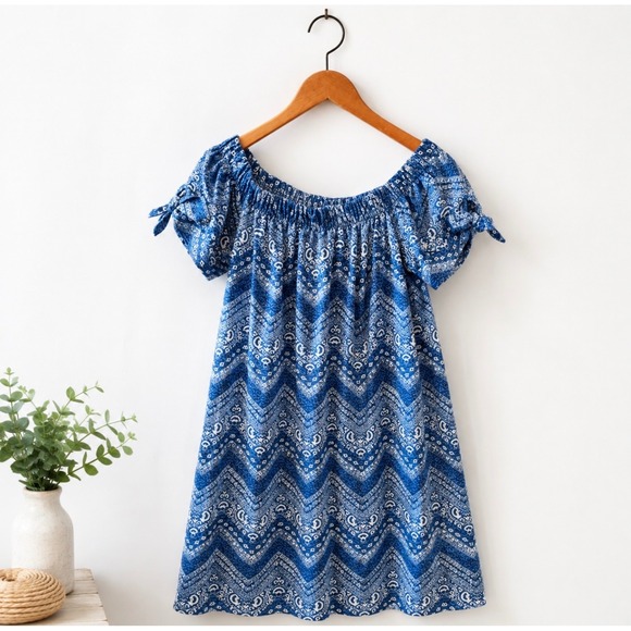 Charming Charlie Dresses & Skirts - Charming Charlie Off‎ Shoulder Boho Dress – Size Small